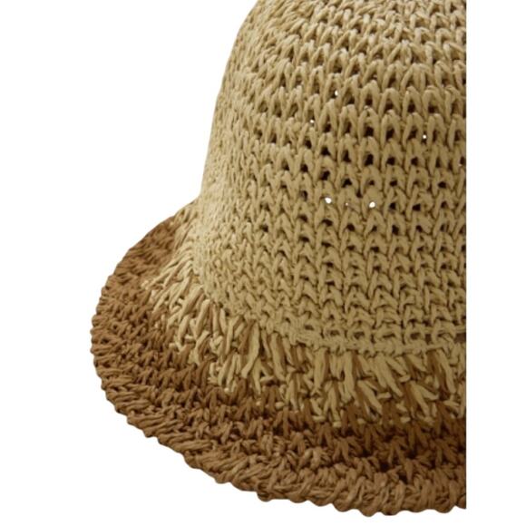 Eugenia Kim Straw Bucket Hat, Summer ResortWear, One Size, NWT main image 5